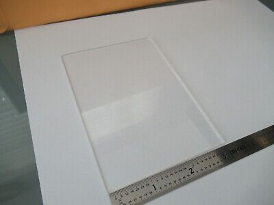 BEVELED GLASS PLATE STAGE MICROSCOPE PART AS PICTURED #F2-A-25