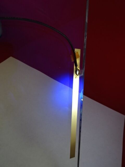 OPTICAL HUGE DICHROIC GLASS PLATE ELECTRODES SENSOR ??? LASER OPTICS #A2-FT-07