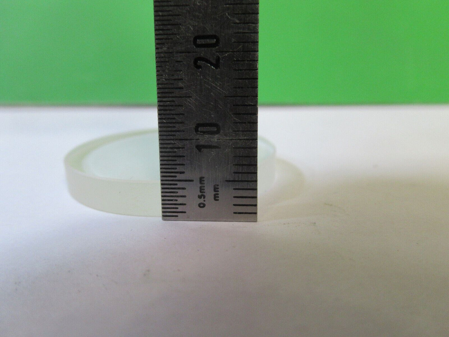 OPTICAL FLAT FUSED SILICA GLASS LENS OPTICS AS PICTURED &22-A-66