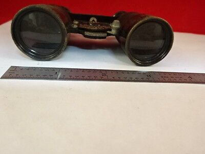 OPTISCHE VINTAGE ANTIQUE WOLLENSAK BINOCULAR BIASCOPE OPTICS AS IS B#U2-C-19