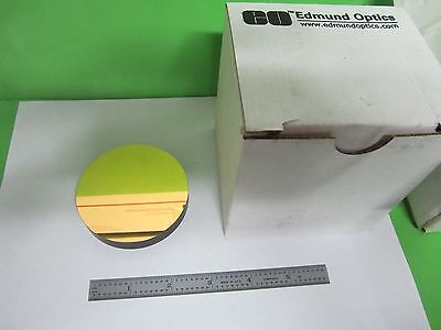 OPTICAL EDMUND SCIENTIFIC ALUMINUM GOLD PLATED MIRROR NEW LASER OPTICS BIN#S4-06