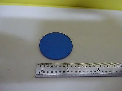 MICROSCOPE PART ZEISS GERMANY BLUE FILTER OPTICS AS IS BIN#W7-16