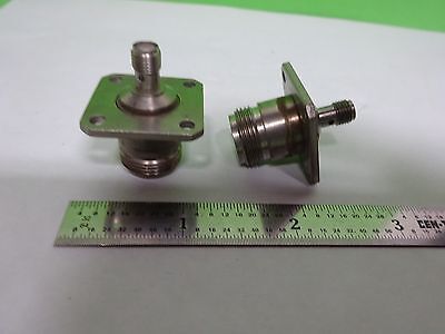 WEINSCHEL CONNECTOR ADAPTER N to SMA BULKHEAD RF MICROWAVE FREQUENCY BIN#Y1-20