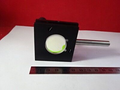 OPTICAL NEWPORT MOUNT MM2-1A + LENS LASER PRO OPTICS AS IS &S8-B-12