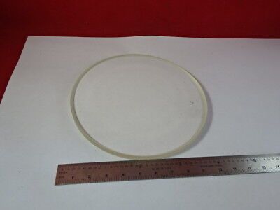 LARGE OPTICAL THICK LENS CONVEX CONCAVE MIL SPEC PRO OPTICS AS PICTURED &94-90