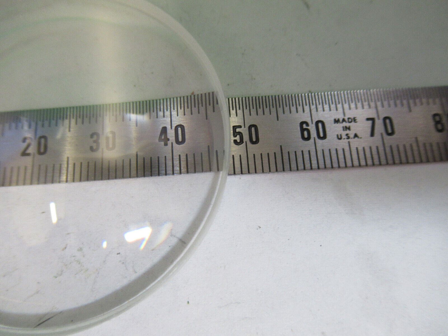 OPTICAL MIL SPEC BI CONCAVE LENS LASER OPTICS AS PICTURED Z1-A-153