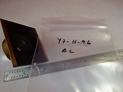 MICROSCOPE PART TESSAR BAUSCH LOMB CONDENSER LENS 32 mm OPTICS AS IS #Y7-H-96