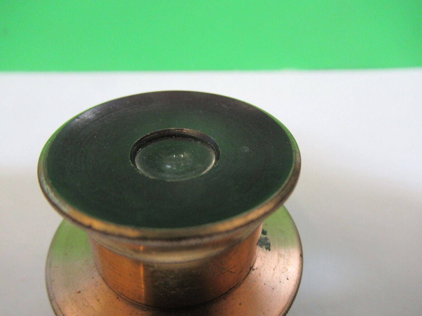 ANTIQUE BRASS RARE UK ENGLAND EYEPIECE MICROSCOPE PART AS PICTURED P2-B-22