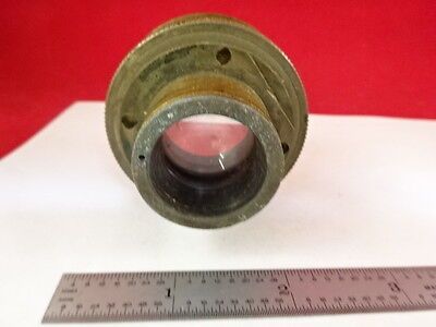 VINTAGE ANTIQUE BRASS OPTICAL LENS COLLIMATOR OPTICS AS IS B#U3-B-14