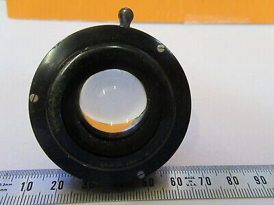 ANTIQUE SPENCER AO CONDENSER + IRIS OPTICS MICROSCOPE PART AS PICTURED P4-A-77