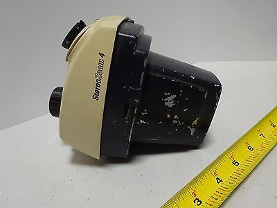 FOR PARTS MICROSCOPE STEREO HEAD LEICA STEREOZOOM 4 OPTICS AS IS BIN#TB-4-A