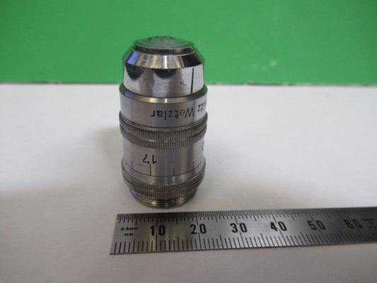 ANTIQUE POL OBJECTIVE  ERNST LEITZ 62X POL MICROSCOPE PART AS PICTURED Q7-A-30