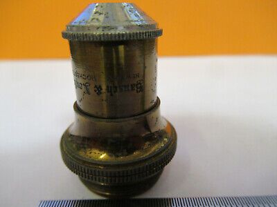 ANTIQUE BAUSCH LOMB 2/3 OBJECTIVE OPTICS MICROSCOPE PART AS PICTURED &W3-B-19