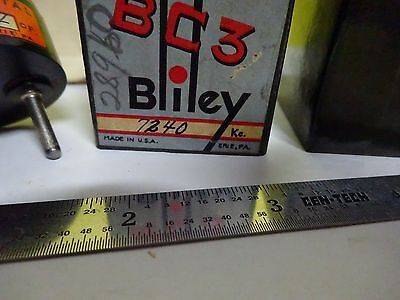 VINTAGE QUARTZ CRYSTAL BLILEY BC3 + BOX FREQUENCY CONTROL NICE AS IS BIN#W5-06