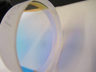 FOR PARTS OPTICAL COATED LENS [coating damaged] OPTICS AS PICTURED &W2-B-15