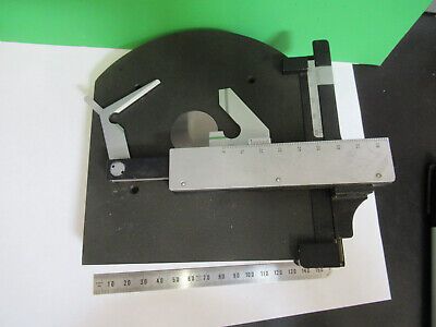 STAGE XY TABLE SPECIMEN ZEISS GERMANY MICROSCOPE PART AS PICTURED &A9-B-39