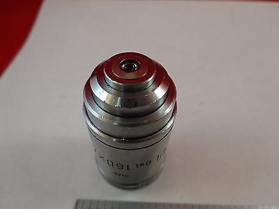 FOR PARTS MICROSCOPE PART OBJECTIVE LEITZ PL 160X OPTICS AS IS BIN#K8-B-07