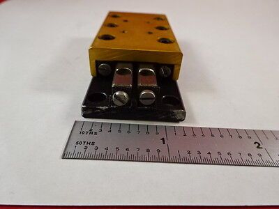 OPTICAL MINI STAGE SLIDE POSITIONING PIC OPTICS AS IS BIN#L9-B-20