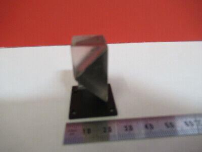 OPTICAL MOUNTED GLASS PRISM ASSEMBLY MICROSCOPE PART AS PICTURED &B1-B-10