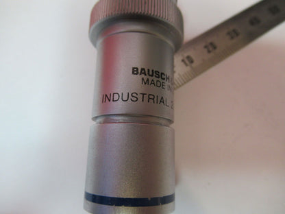 INDUSTRIAL LWD BAUSCH LOMB OBJECTIVE 2.25X MICROSCOPE PART AS PICTURED F8-C-12