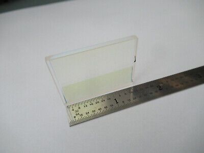 GOOD OPTICAL MIL SPEC COATED BK7 GLASS SHEET LASER OPTICS AS PICTURED &4B-FT-07