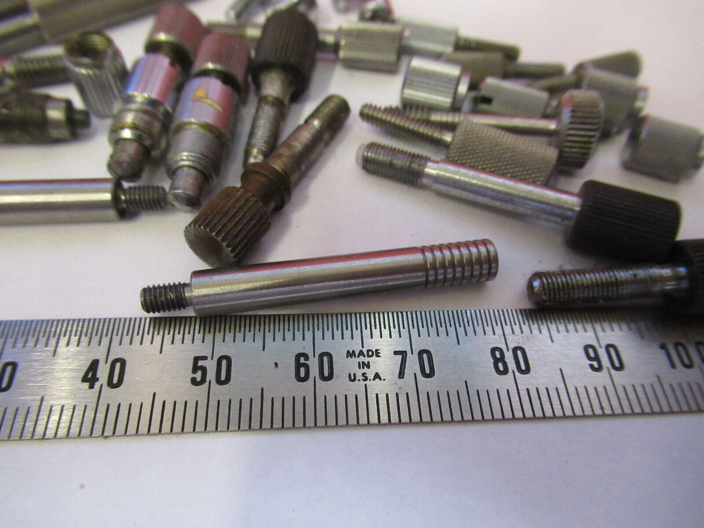 ZEISS / WILD ASSORTED HARD TO FIND SCREWS MICROSCOPE PART AS PICTURED Q5-B-51