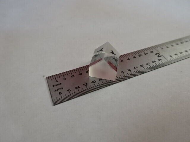 MINI GLASS PRISM LASER OPTICAL OPTICS PART AS PICTURED &Z7-30