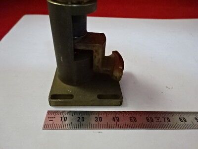 VICKERS ENGLAND BRASS STAGE MECHANISM MICROSCOPE PART AS IS &99-09