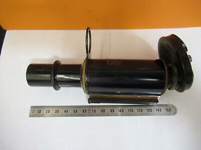 ANTIQUE BRASS SPENCER TUBUS + NOSEPIECE MICROSCOPE PART AS PICTURED &F1-A-01