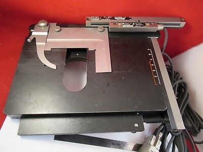 LEICA DMR GERMANY STAGE TABLE ROTABLE for POL OPTICS MICROSCOPE PART &100-22