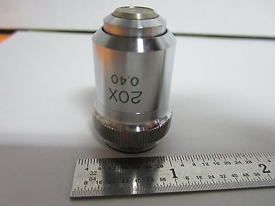 MICROSCOPE PART OBJECTIVE 20X OPTICS AS IS BIN#M7-R-07