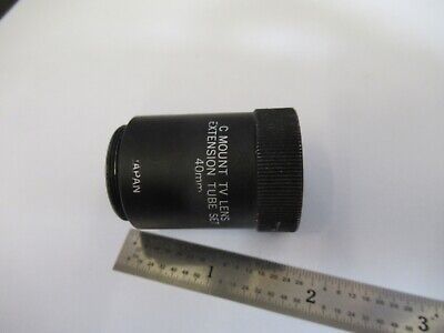 COSMICAR C MOUNT EXTENTION 40mm for TV LENS MICROSCOPE PART AS PICTURED &B5-A-14