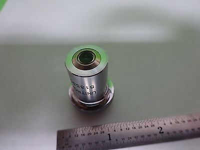 MICROSCOPE PART OBJECTIVE UNITRON M10 OPTICS AS IS #Y3-11