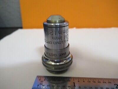 BAUSCH LOMB BUFFALO 97X OBJECTIVE OPTICS MICROSCOPE PART AS PICTURED &1E-C-73