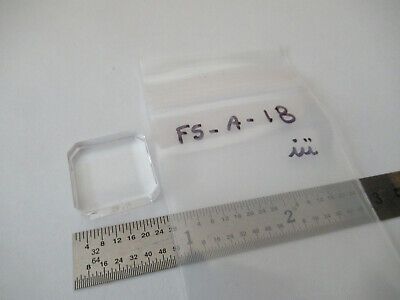 OPTICAL MIL SPEC fused silica PRISM square LASER OPTICS AS PICTURED &F5-A-18