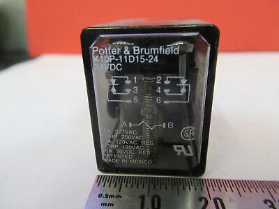 POTTER BRUMFIELD ELECTRIC RELAY 24V K10P-11D15-24 AS PICTURED &8Y-A-35