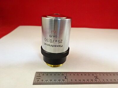 MICROSCOPE PART ZEISS POLARIZER OBJECTIVE 25X POL INFINITY OPTICS AS IS #X6-B-09