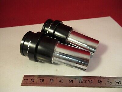 NIKON JAPAN EYEPIECE PAIR HKW 10X MICROSCOPE PART OPTICS &P8-A-11