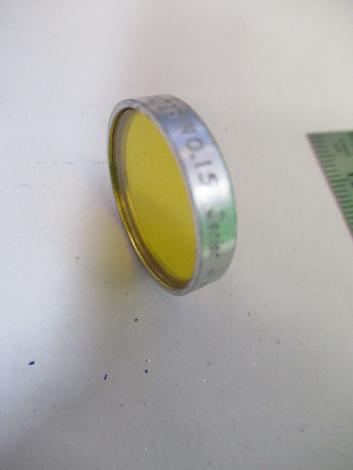 OPTICAL  KODAK YELLOW FILTER OPTICS AS PICTURED #Z5-A-57