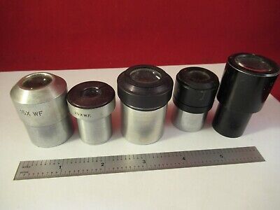 FOR PARTS LOT EYEPIECES OCULAR LENSES OPTICS MICROSCOPE PART AS PICTURED #13-31