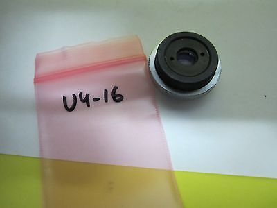 MICROSCOPE PART OBJECTIVE LENS OPTICS AS IS BIN#U4-16