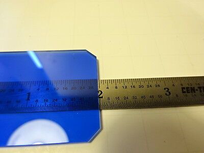 MICROSCOPE PART AO AMERICAN BLUE TRUNCATED FILTER OPTICS AS IS B#AE-68