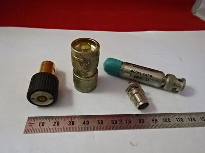 RF MICROWAVE PARTS CONNECTOR ATTENUATOR ADAPTERS RF PRO FREQUENCY AS IS #99-33