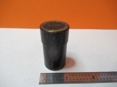 ANTIQUE EMPTY OBJECTIVE CAN MICROSCOPE PART AS PICTURED #7B-B-119