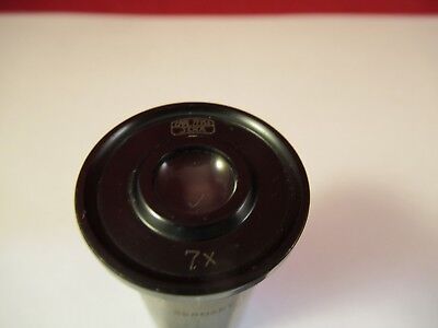 ANTIQUE CARL ZEISS JENA 7X OCULAR EYEPIECE OPTICS MICROSCOPE PART &66-A-78