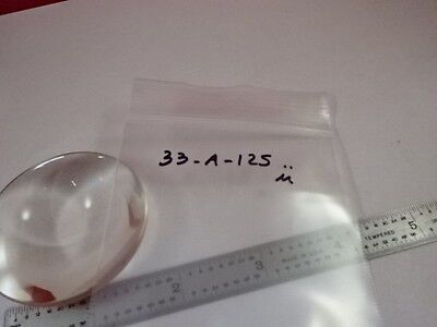 OPTICAL ILLUMINATOR LENS BI CONVEX OPTICS MICROSCOPE PART &33-A-125