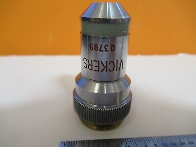 VICKERS UK ENGLAND OBJECTIVE 10X OPTICS MICROSCOPE PART AS PICTURED #1E-C-10