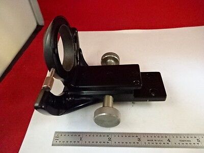 MICROSCOPE PART WILD HEERBRUGG SWISS M20 BRASS CONDENSER HOLDER AS IS #51-A-12