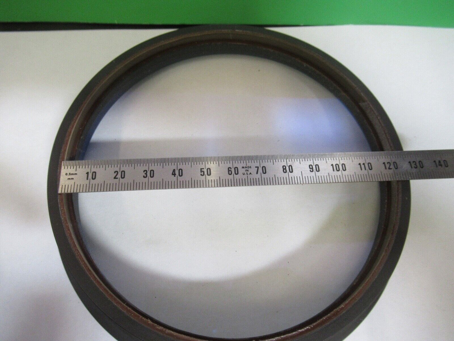 OPTICAL MIL SPEC LARGE WINDOW FLAT LENS OPTICS AS PIC   z1-b-43