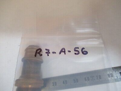 ANTIQUE ERNST LEITZ 1/12 BRASS OBJECTIVE MICROSCOPE PART AS PICTURED R7-A-56